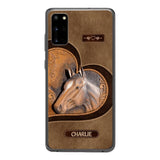 Personalized Horse Lover Phone Case Printed 22MAR-HC21