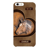 Personalized Horse Lover Phone Case Printed 22MAR-HC21