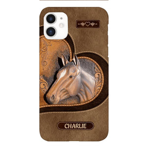 Personalized Horse Lover Phone Case Printed 22MAR-HC21