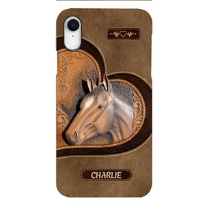 Personalized Horse Lover Phone Case Printed 22MAR-HC21