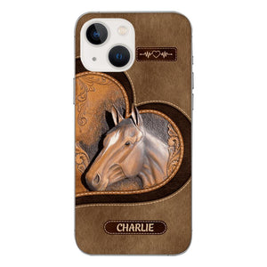 Personalized Horse Lover Phone Case Printed 22MAR-HC21