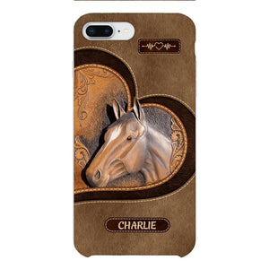 Personalized Horse Lover Phone Case Printed 22MAR-HC21