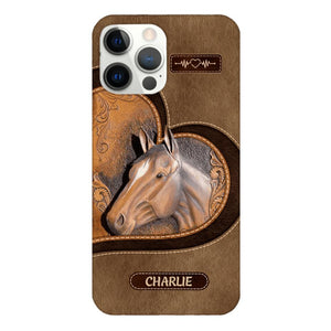 Personalized Horse Lover Phone Case Printed 22MAR-HC21