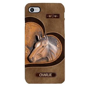 Personalized Horse Lover Phone Case Printed 22MAR-HC21