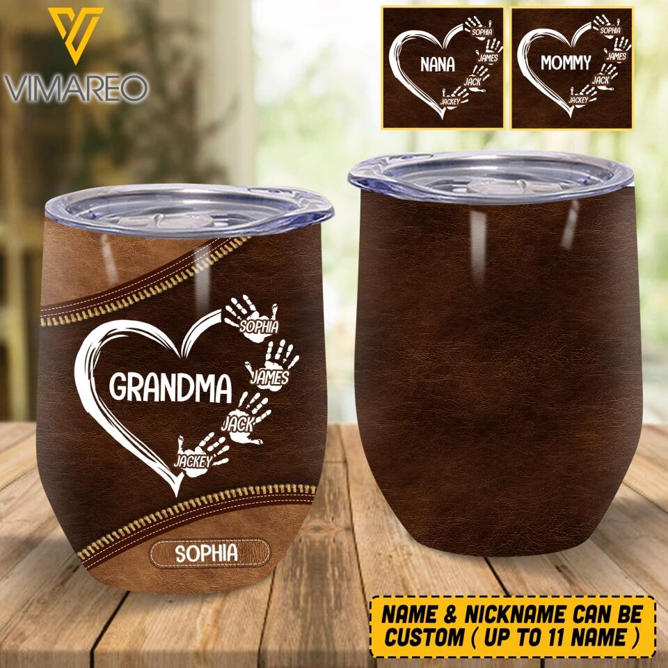 Personalized Grandma Kid Tumbler Printed 22MAR-MQ22