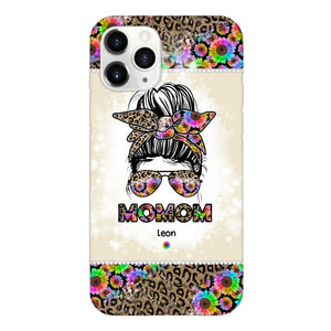 PERSONALIZED GRANDMA KID NAME PHONECASE 3N