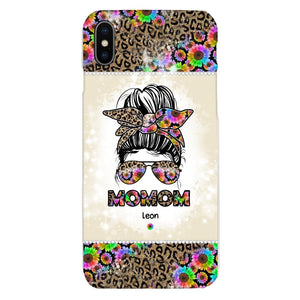 PERSONALIZED GRANDMA KID NAME PHONECASE 3N