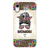 PERSONALIZED GRANDMA KID NAME PHONECASE 3N