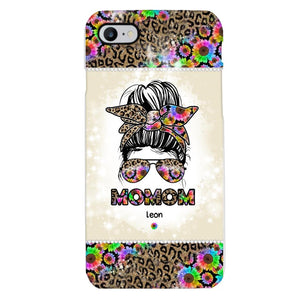 PERSONALIZED GRANDMA KID NAME PHONECASE 3N