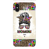 PERSONALIZED GRANDMA KID NAME PHONECASE 3N