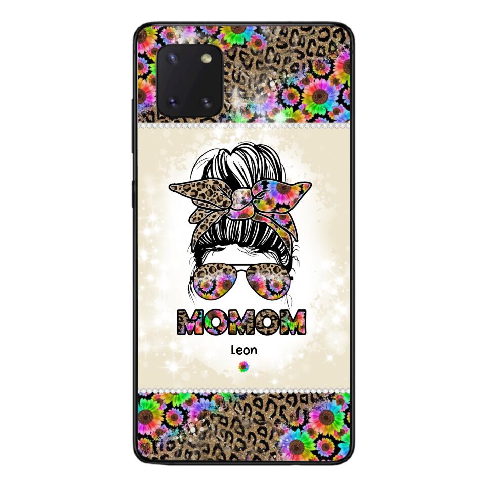 PERSONALIZED GRANDMA KID NAME PHONECASE 3N