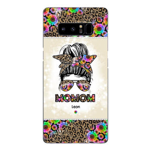 PERSONALIZED GRANDMA KID NAME PHONECASE 3N