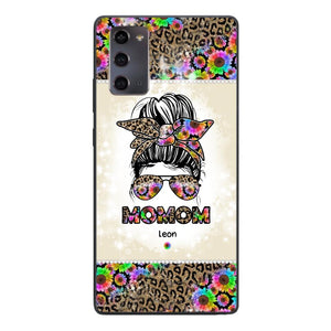 PERSONALIZED GRANDMA KID NAME PHONECASE 3N