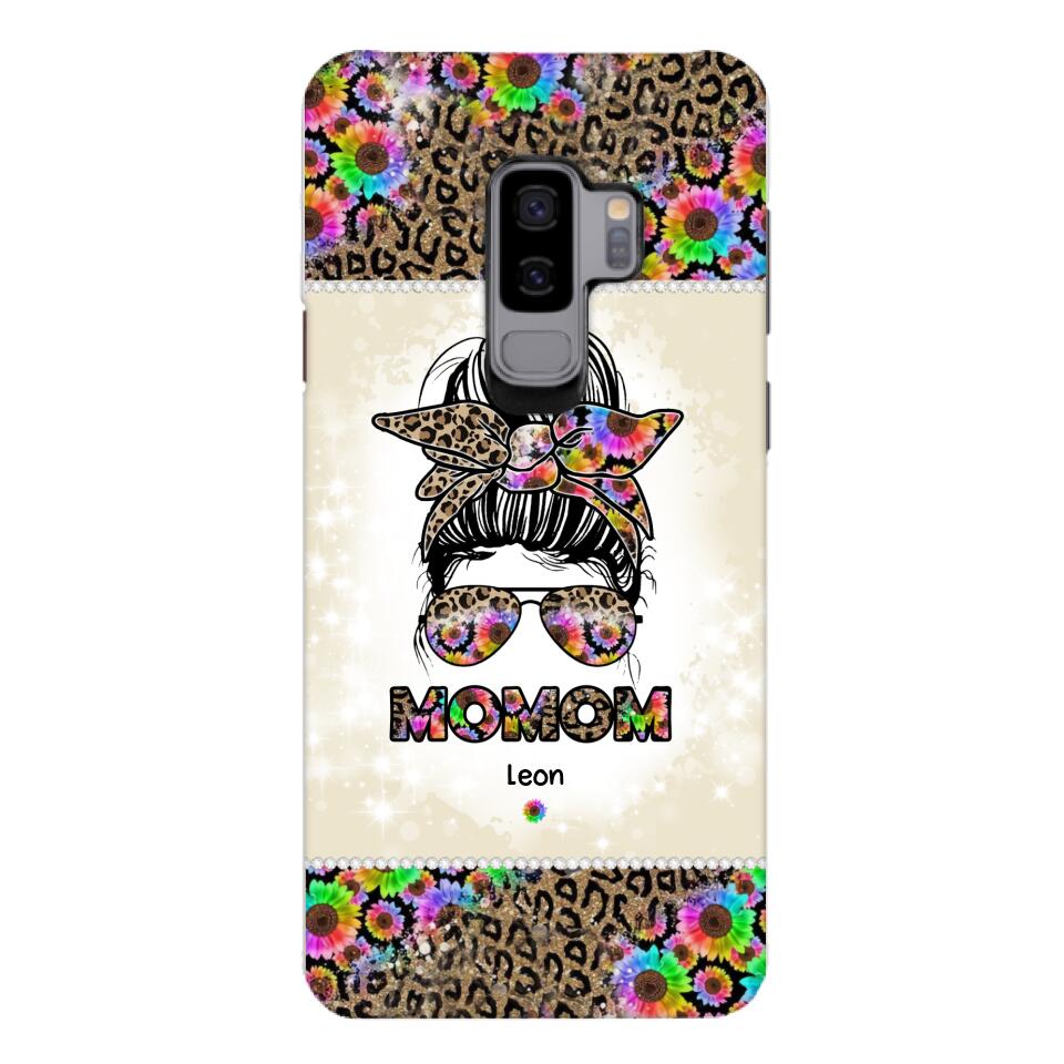 PERSONALIZED GRANDMA KID NAME PHONECASE 3N