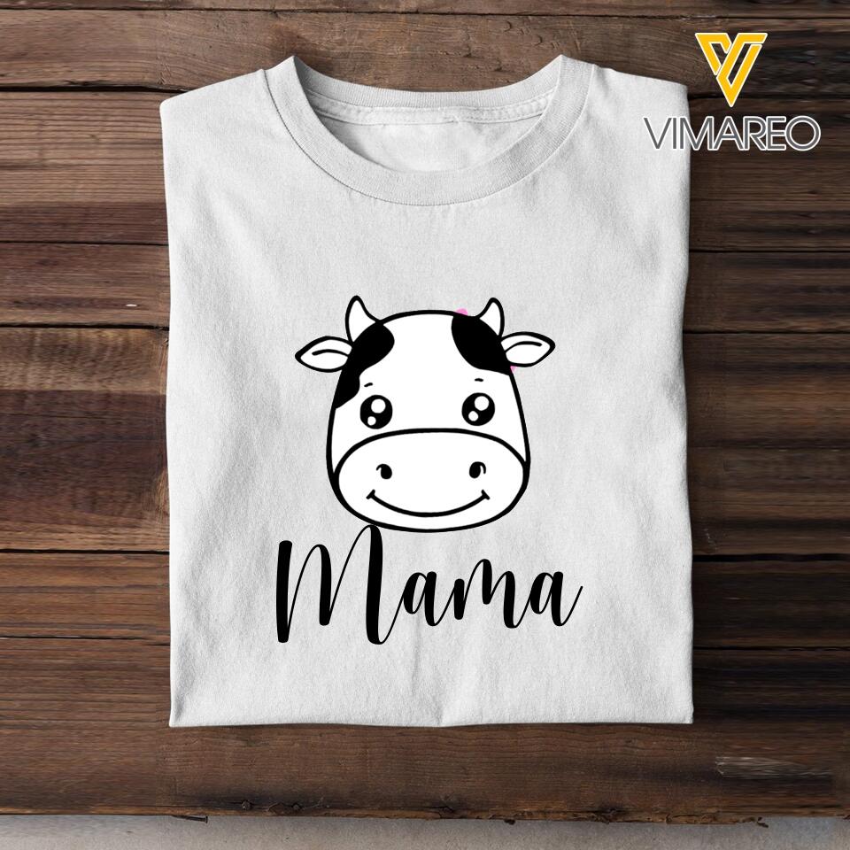 PERSONALIZED GRANDMA COW WOMEN OR KID'S TSHIRT QTDT2303