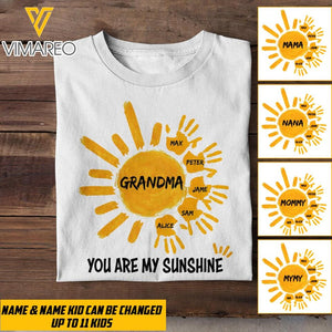 Personalized Grandma Kid Tshirt Printed 22MAR-MQ23