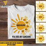 Personalized Grandma Kid Tshirt Printed 22MAR-MQ23