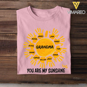 Personalized Grandma Kid Tshirt Printed 22MAR-MQ23