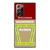 Personalized Netherlands Firefighter Phone Case Printed 22MAR-DT24