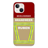 Personalized Netherlands Firefighter Phone Case Printed 22MAR-DT24