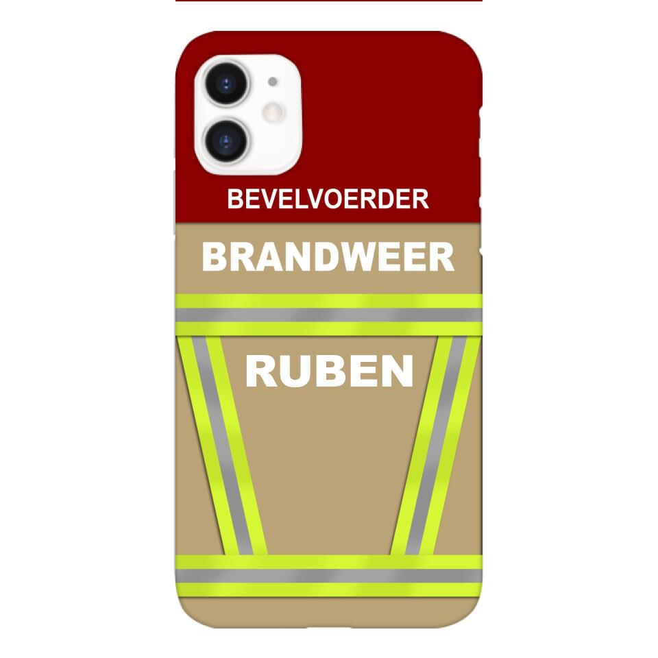 Personalized Netherlands Firefighter Phone Case Printed 22MAR-DT24