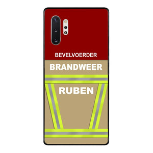 Personalized Netherlands Firefighter Phone Case Printed 22MAR-DT24