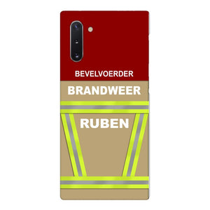 Personalized Netherlands Firefighter Phone Case Printed 22MAR-DT24