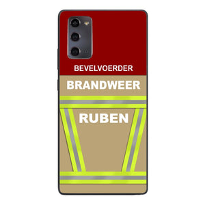 Personalized Netherlands Firefighter Phone Case Printed 22MAR-DT24