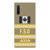 Personalized Canadian Firefighter Phone Case Printed 22MAR-HC24