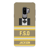 Personalized Canadian Firefighter Phone Case Printed 22MAR-HC24