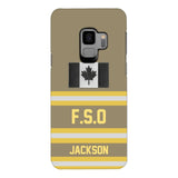 Personalized Canadian Firefighter Phone Case Printed 22MAR-HC24