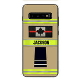 Personalized Canadian Firefighter Rank Phone Case Printed MTDT2403