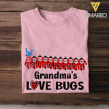 Personalized Grandma's Love Bugs Tshirt Printed 22MAR-MQ24