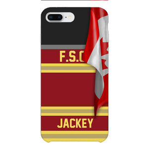 Personalized Canadian Firefighter Phone Case Printed 22MAR-HQ24