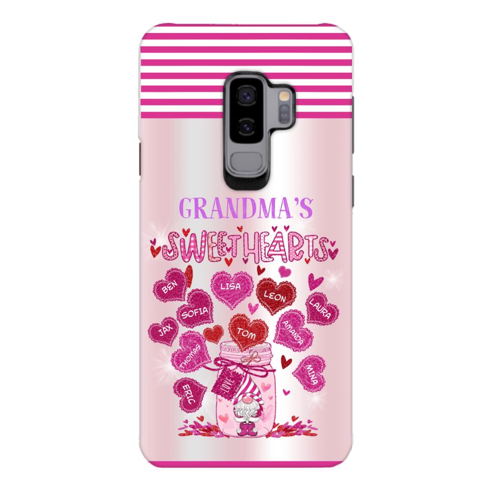 Personalized Grandma's Sweet Hearts Phone Case 3C 2503