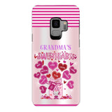 Personalized Grandma's Sweet Hearts Phone Case 3C 2503