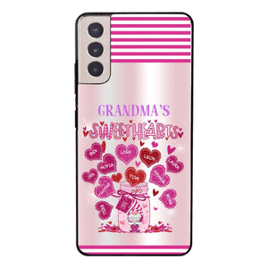 Personalized Grandma's Sweet Hearts Phone Case 3C 2503