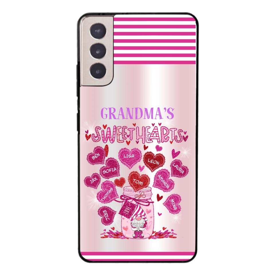 Personalized Grandma's Sweet Hearts Phone Case 3C 2503