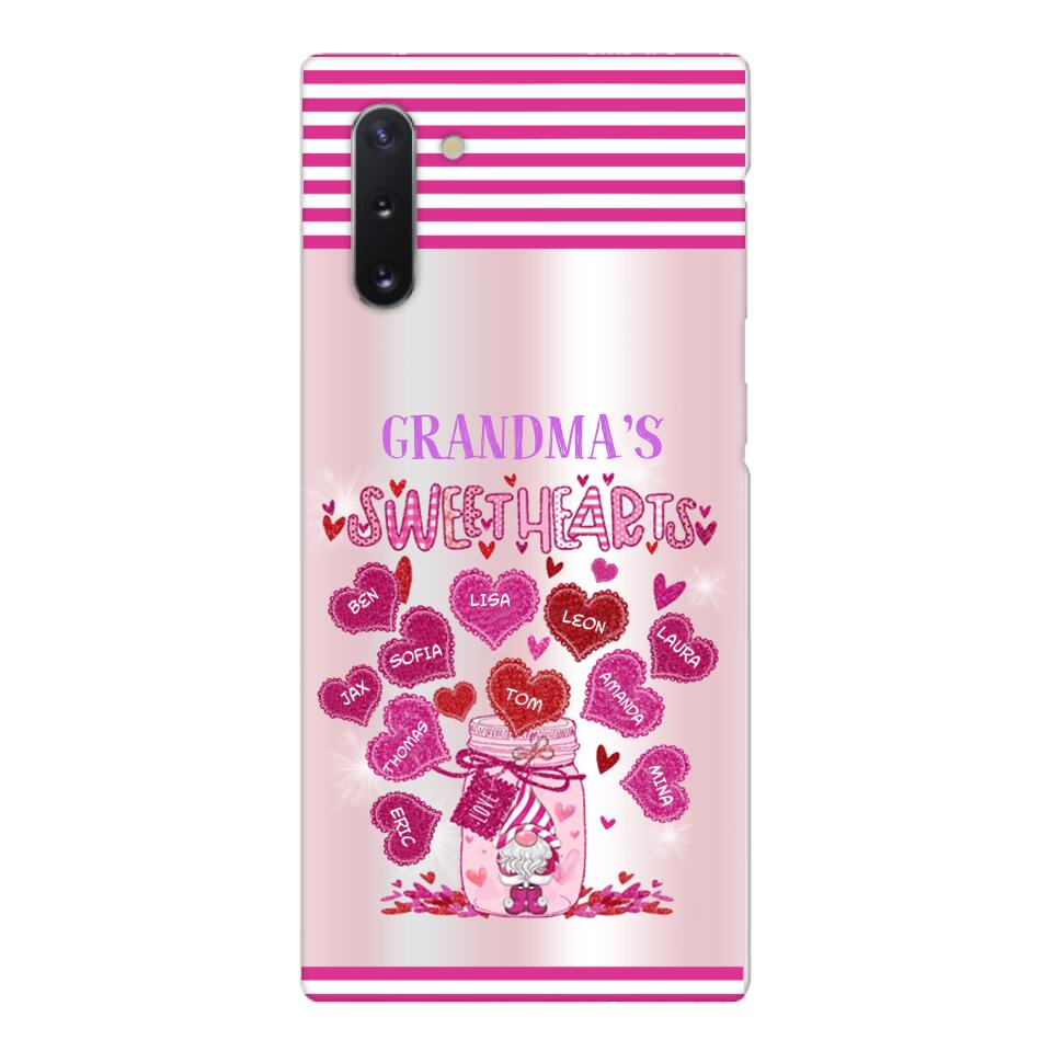 Personalized Grandma's Sweet Hearts Phone Case 3C 2503