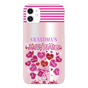 Personalized Grandma's Sweet Hearts Phone Case 3C 2503