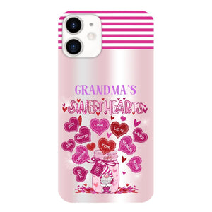 Personalized Grandma's Sweet Hearts Phone Case 3C 2503