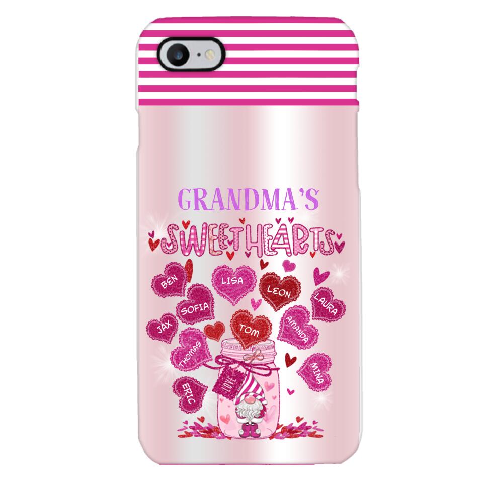 Personalized Grandma's Sweet Hearts Phone Case 3C 2503