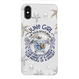 PERSONALIZED JUNE TURTLE GIRL PHONECASE QTTQ2603