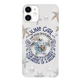 PERSONALIZED JUNE TURTLE GIRL PHONECASE QTTQ2603