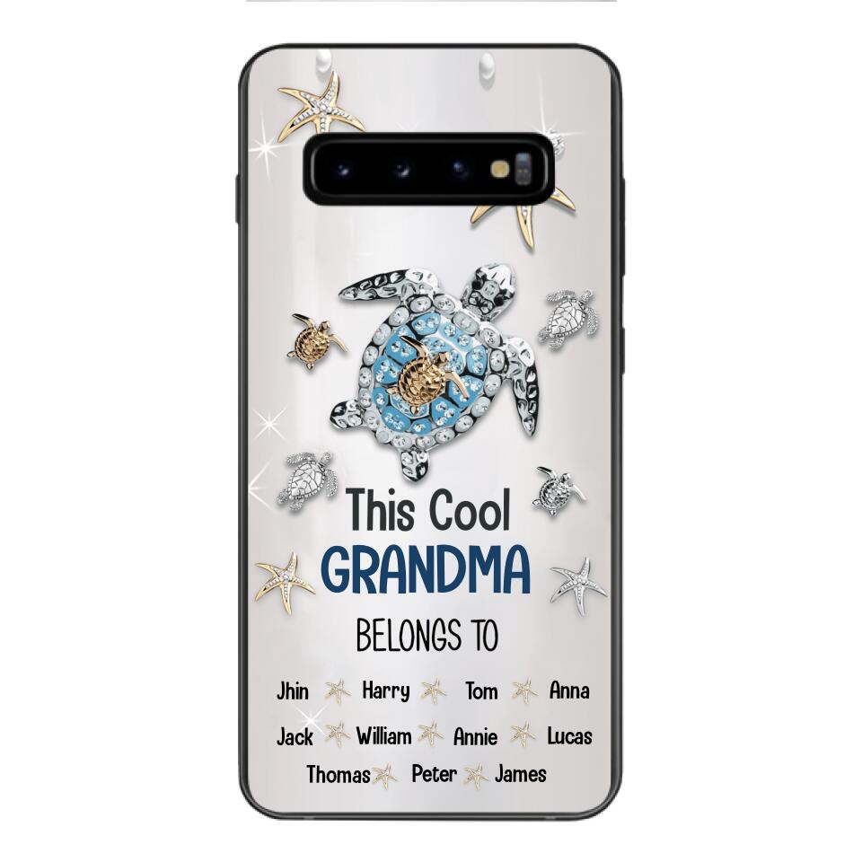 Personalized Grandma Kid Phone Case Printed 25MAR-HQ28