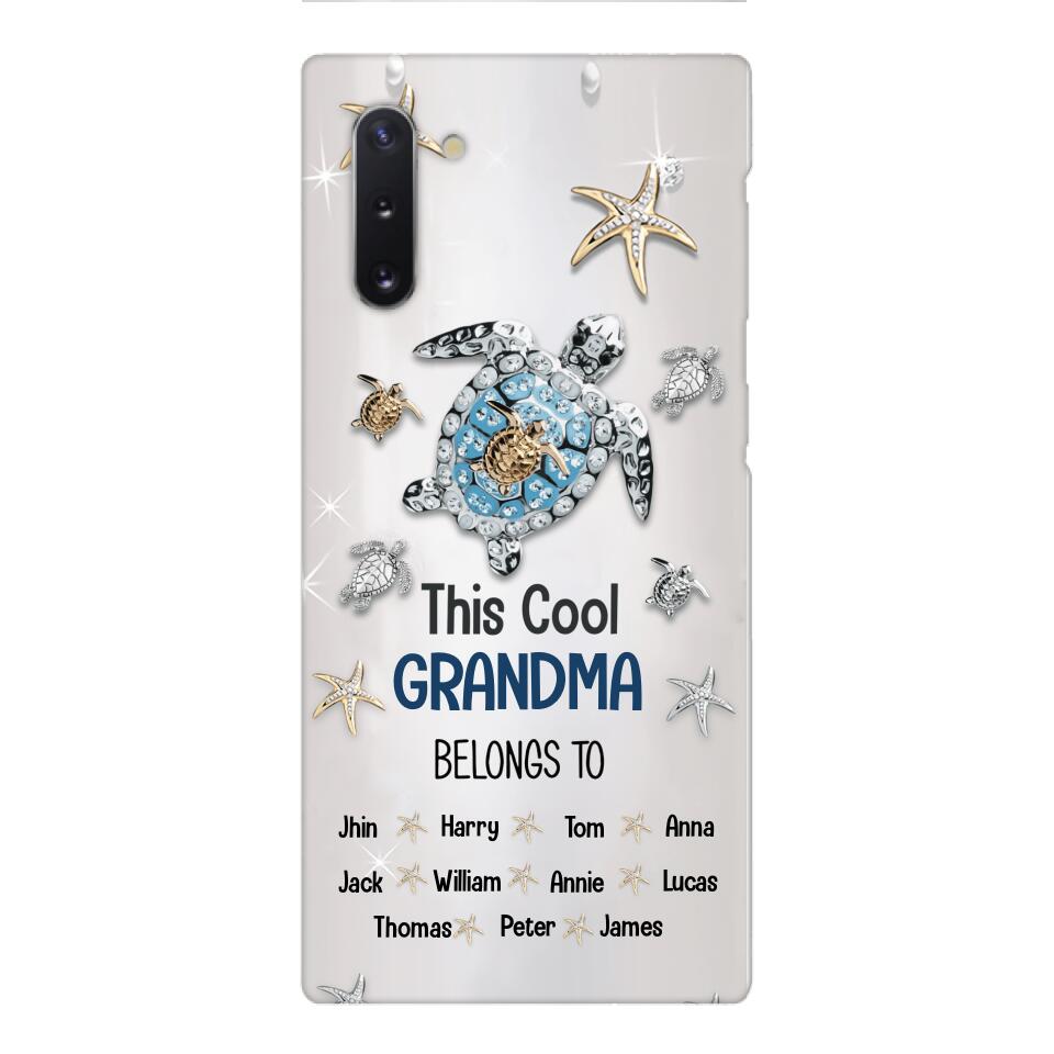 Personalized Grandma Kid Phone Case Printed 25MAR-HQ28