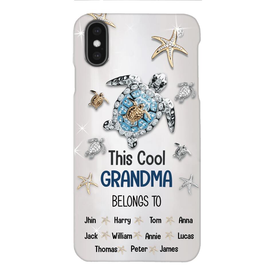 Personalized Grandma Kid Phone Case Printed 25MAR-HQ28