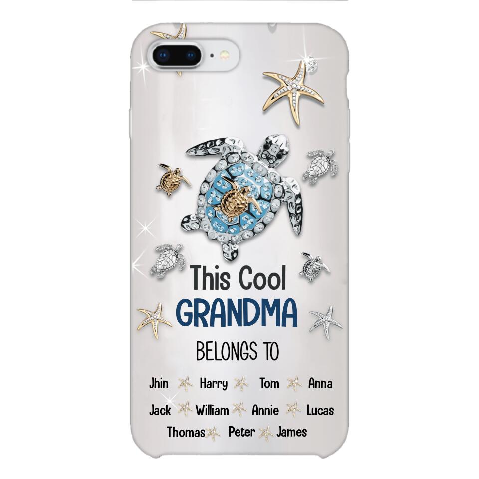 Personalized Grandma Kid Phone Case Printed 25MAR-HQ28