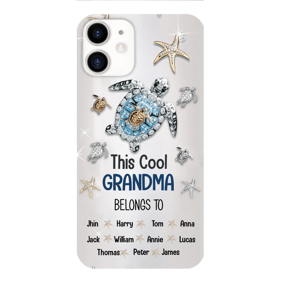 Personalized Grandma Kid Phone Case Printed 25MAR-HQ28