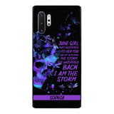 Personalized June  Girl Phone Case Printed 25MAR-HC28